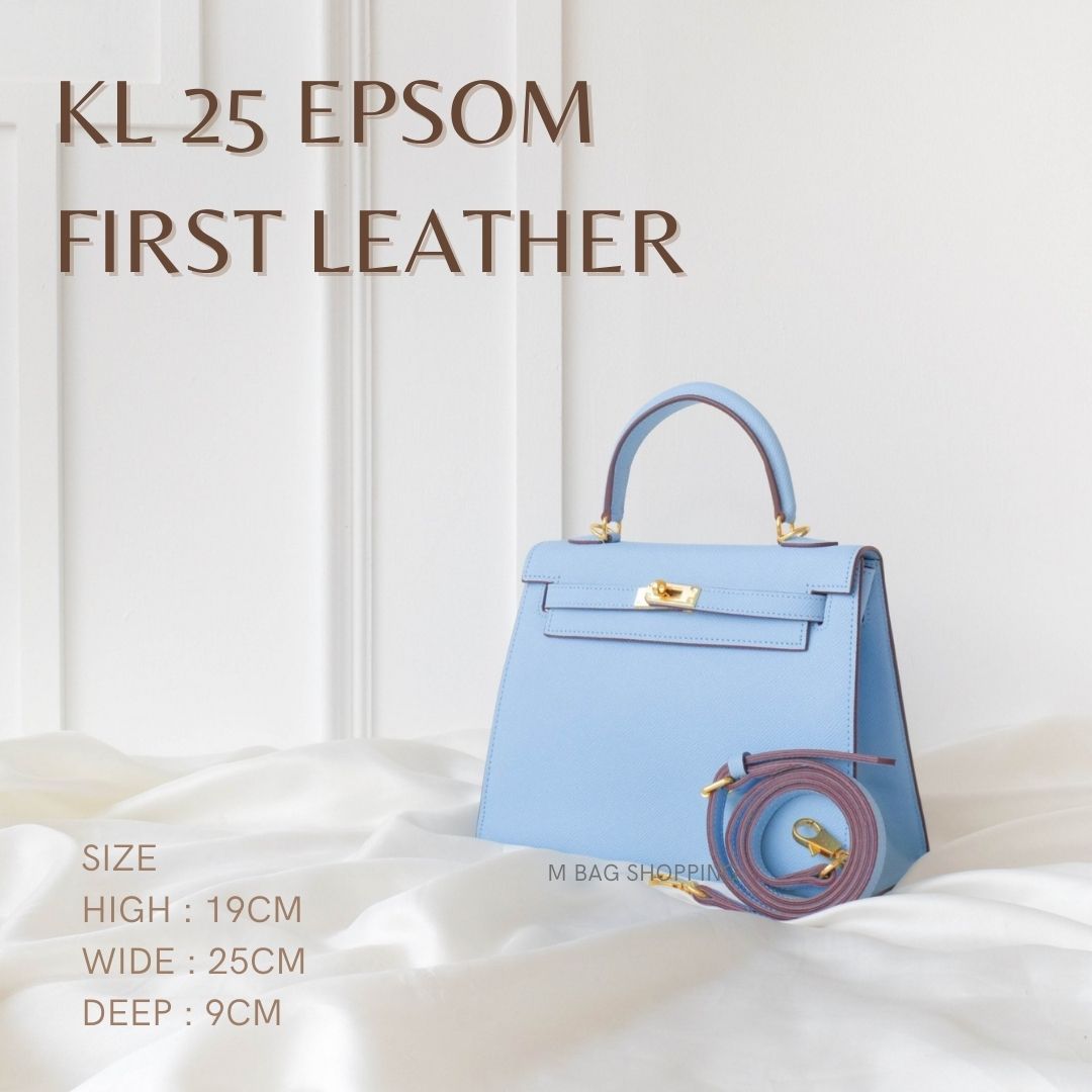 กระเป๋าหนังวัวแท้ KL 25 Epsom First Leather